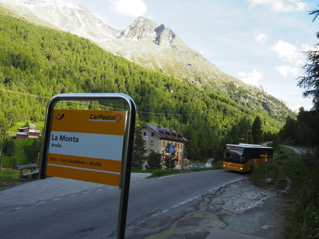 Aiguille De La Tza Hotel Arolla Szoba fotó
