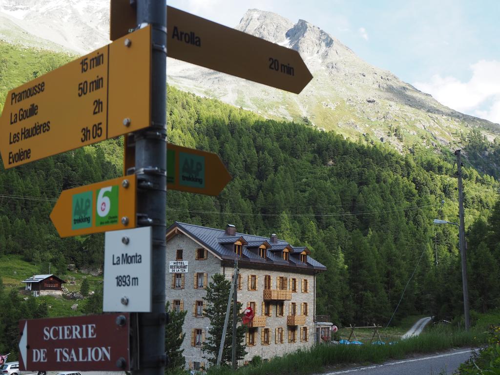 Aiguille De La Tza Hotel Arolla Kültér fotó
