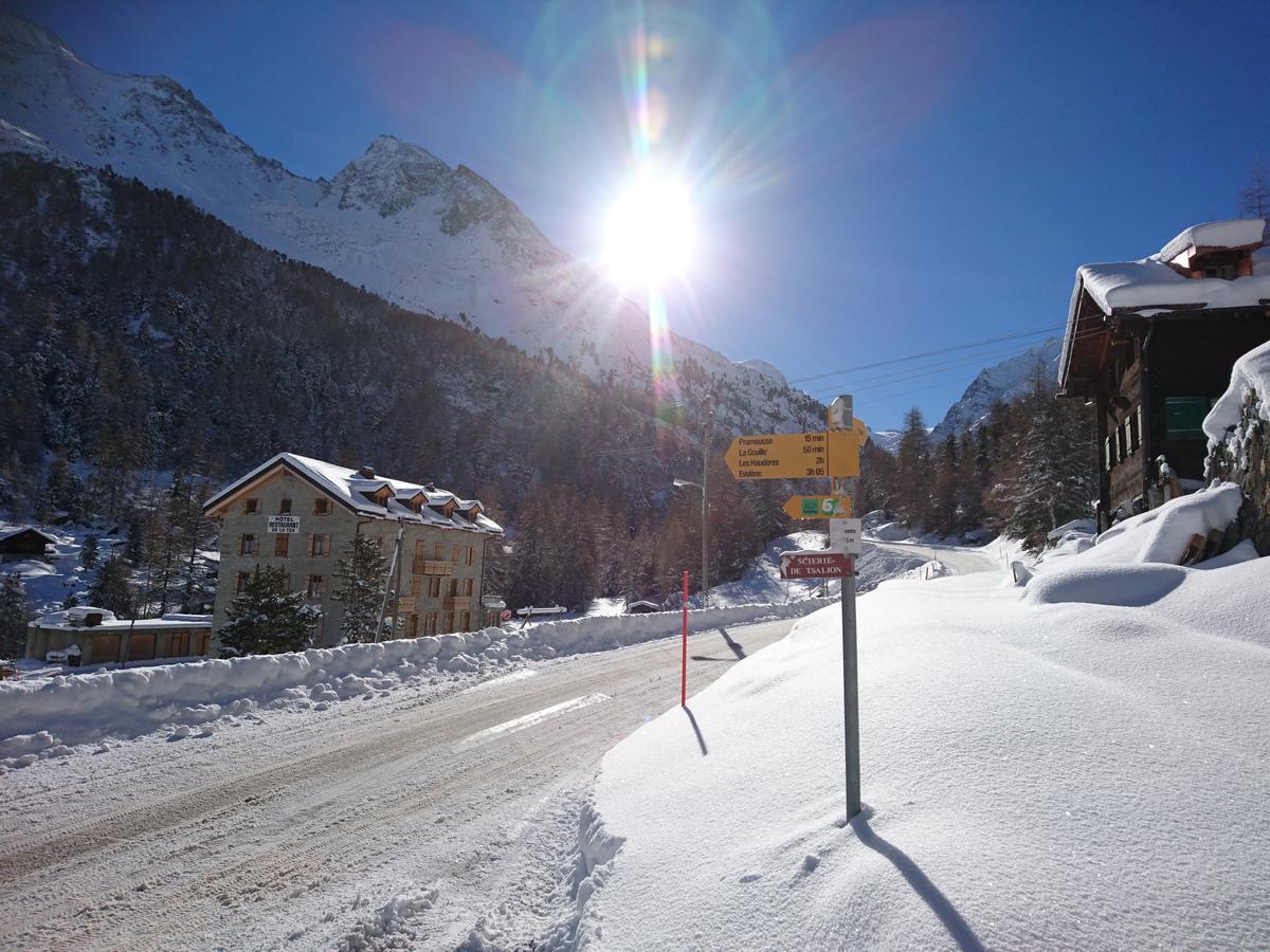 Aiguille De La Tza Hotel Arolla Kültér fotó